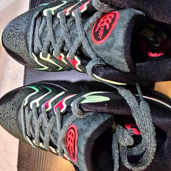 Nike Men’s KD 17 Easy Money Sniper Black Bright Crimson Basketball Shoes Size 10 - Picture 6 of 14